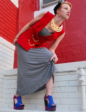 About a Dress #15. Each Friday we recycle a thrift store find. Check out the blog for details!